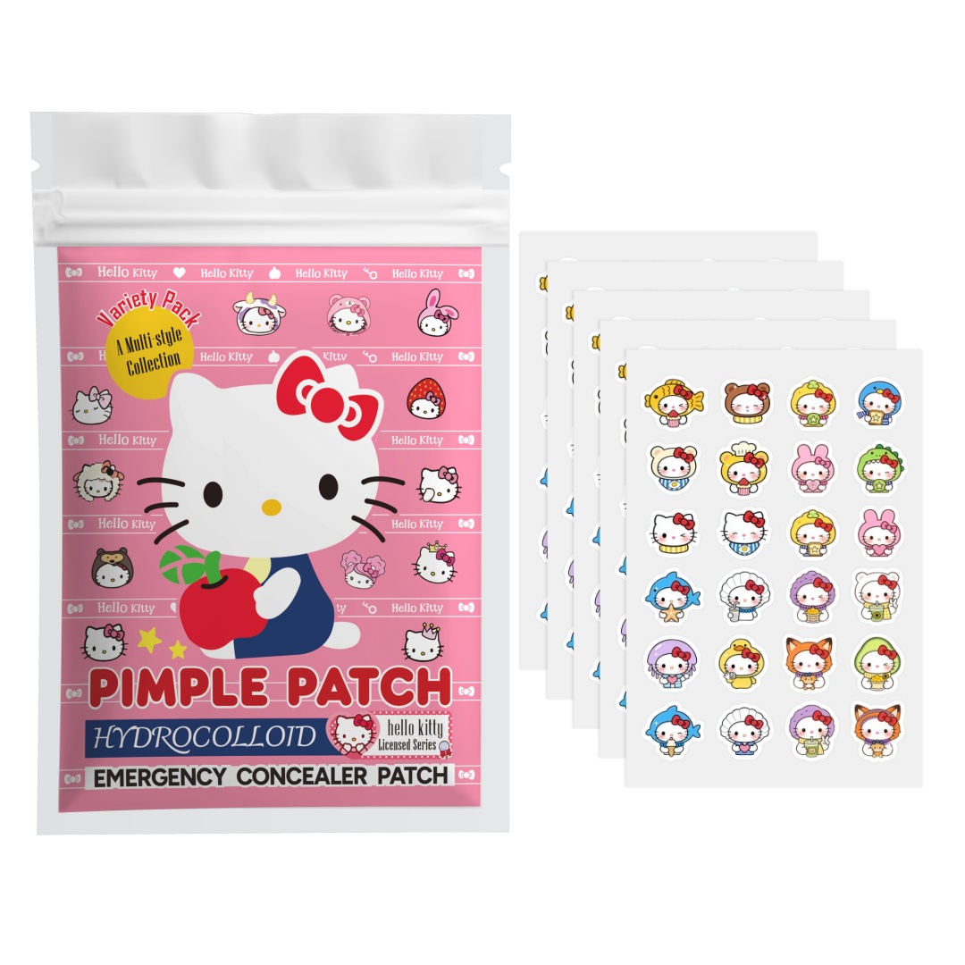 Skincare Moisturizer - 48/120 Stück Hello Kitty Akne-Pflaster, Gesichts-Akne-Pflaster,