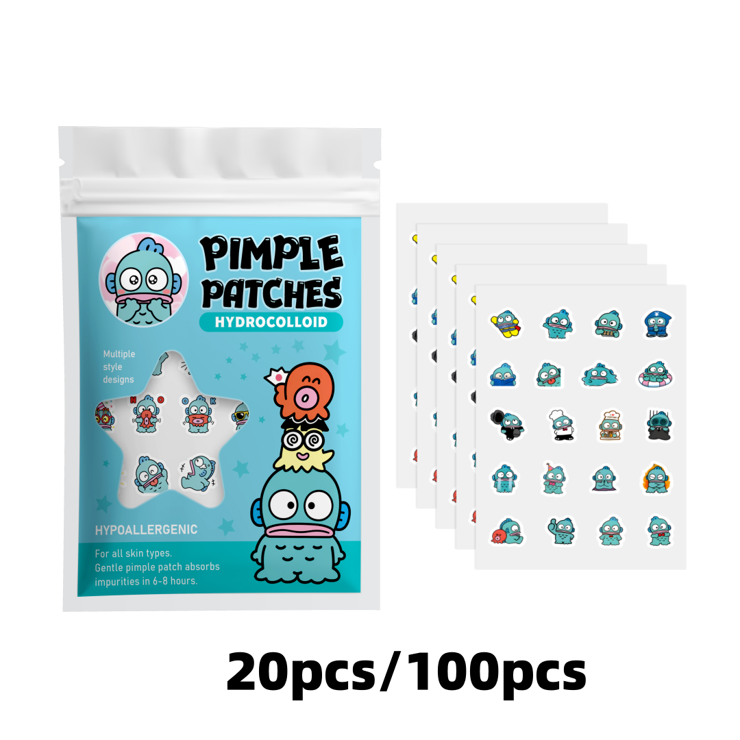 Skincare Moisturizer - Hello Kitty Niedliche Pickelpatches, 100 Stück/20