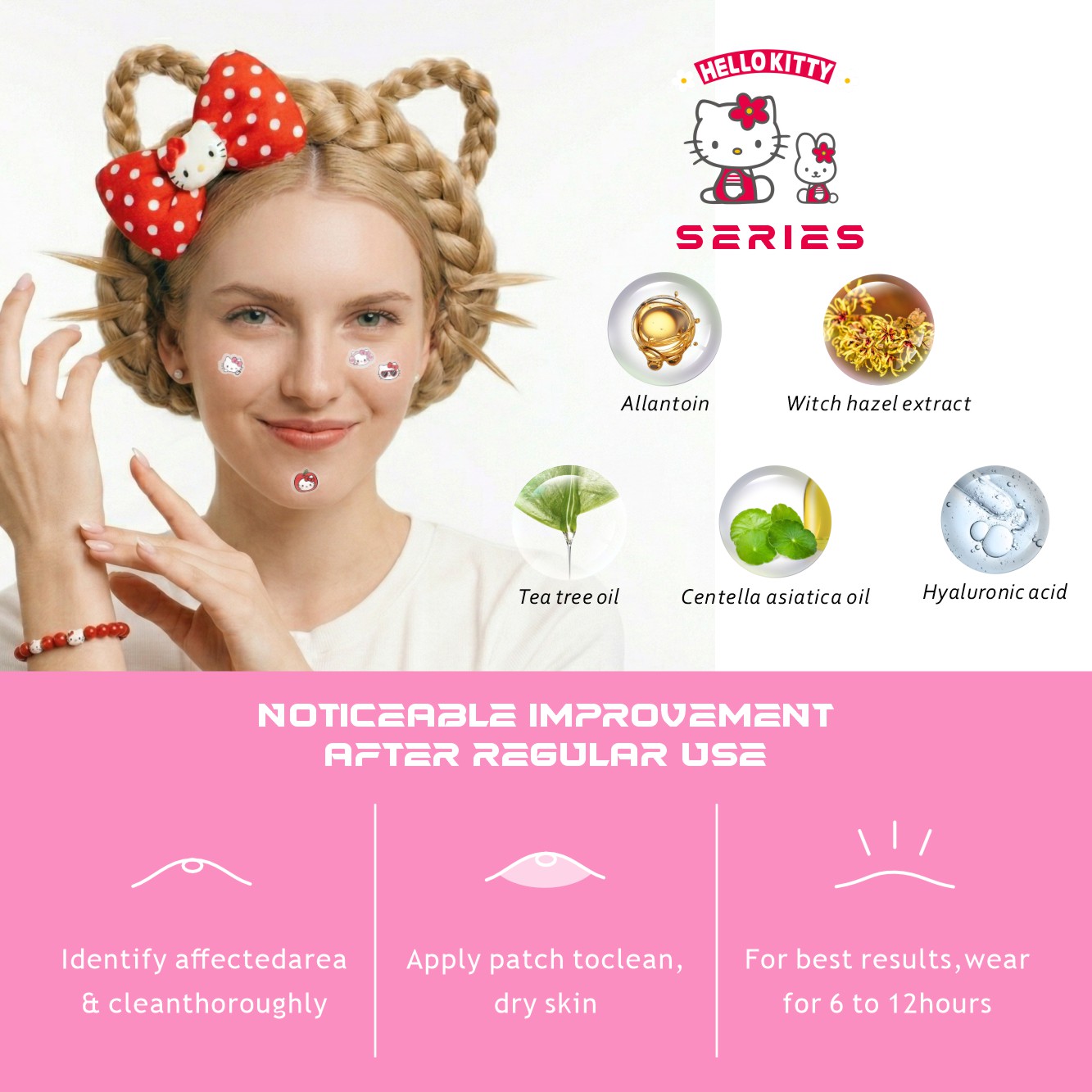 48/120 Stück Hello Kitty Akne- – Skincare Moisturizer Bewertung und Preis