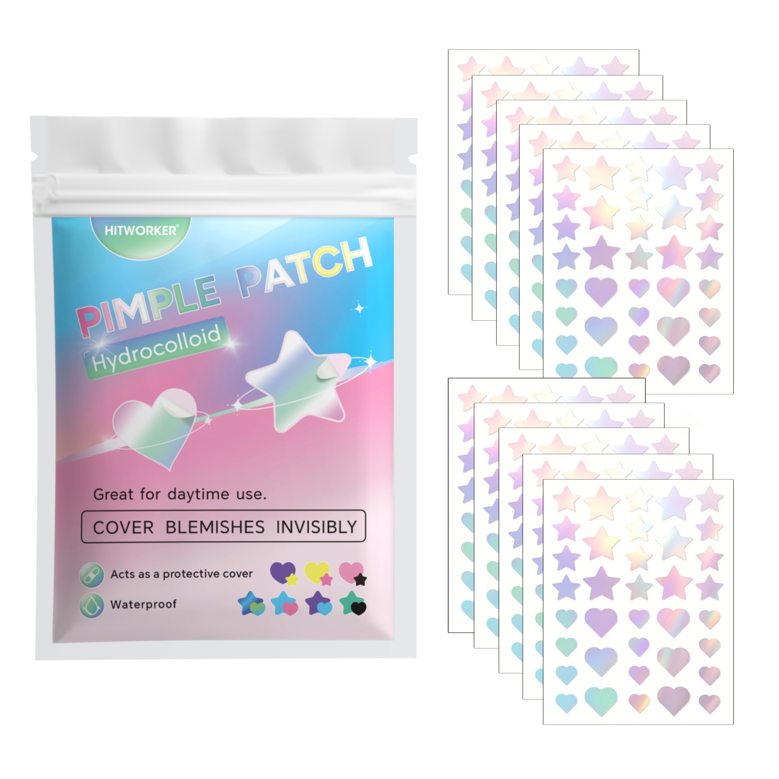 360 Stück bunte Akne-Pflaster  – Skincare Acne Bewertung und Preis